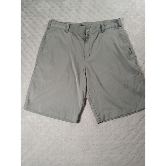 Nike Golf Other - Nike Golf Dri-FIT Shorts Mens 34 Gray Flat Front Performance Golfing Activewear